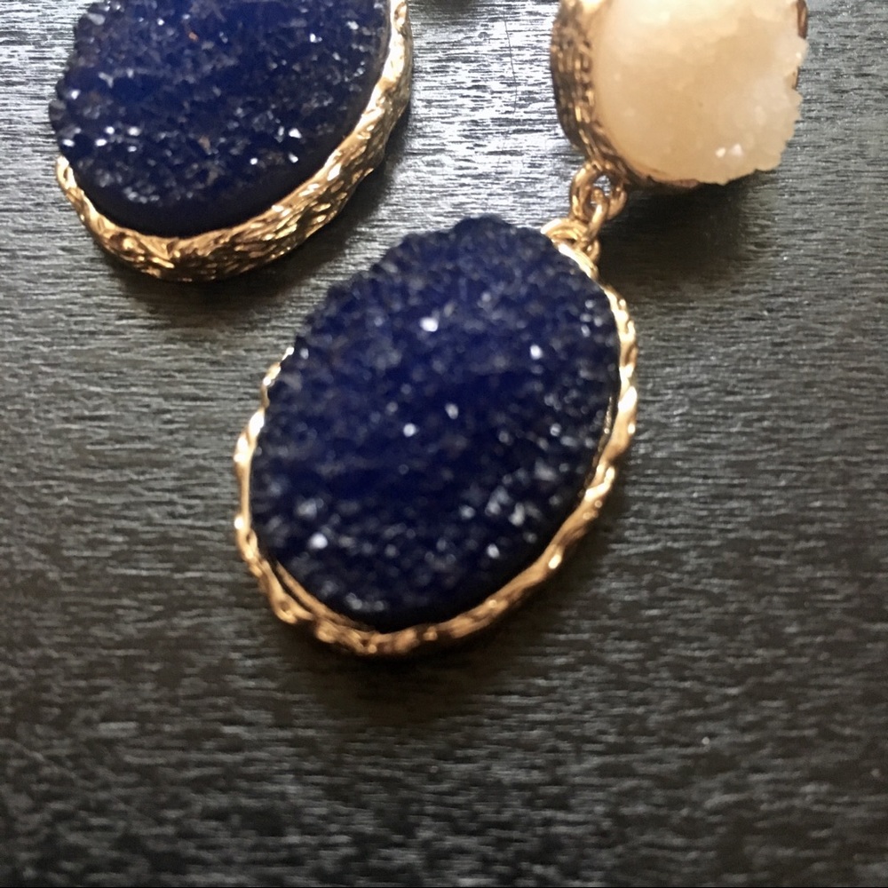 Beautiful Druzy Quartz Earrings - Picture 3 of 6